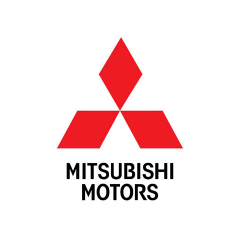 Logo voiture électrique Mitsubishi
