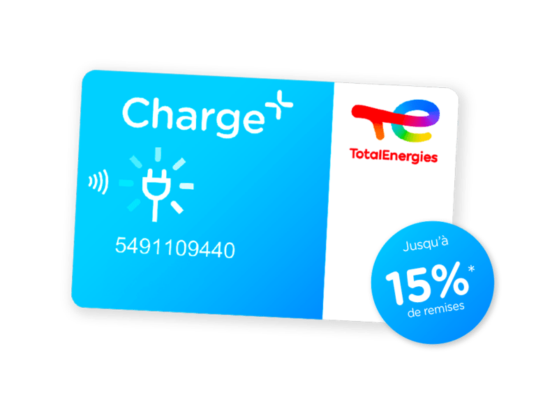 Carte Charge+ - 15% de remise