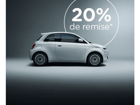 Voiture avec promotion pour le partenariat entre SIXT et Chargeplus