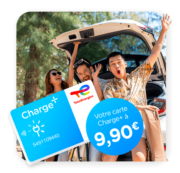 C'est l'été avec Charge+, 10€ offerts sur l'achat de la carte de recharge